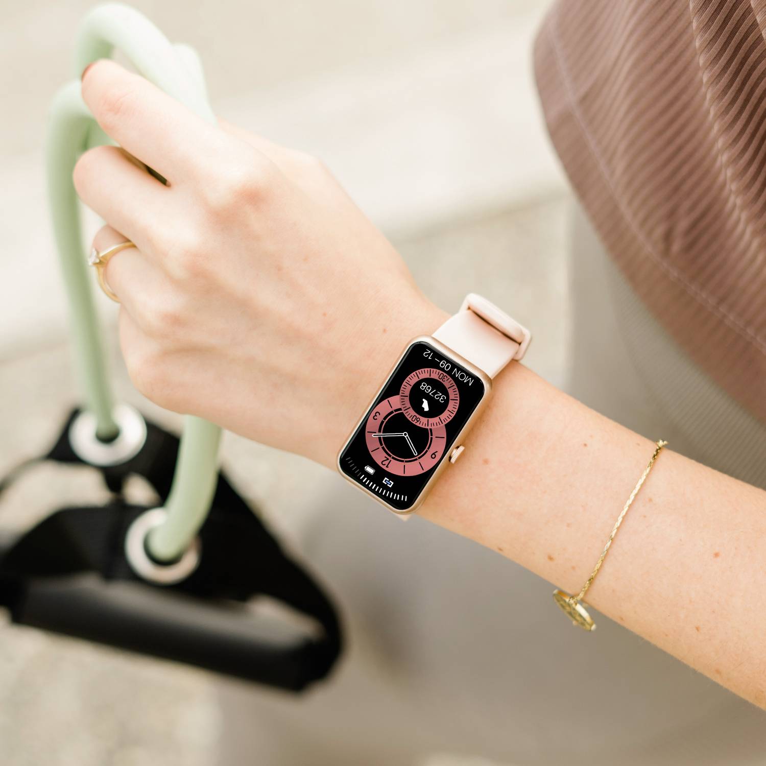 XCOAST Cadiz Fitness-Tracker 46 mm Rose