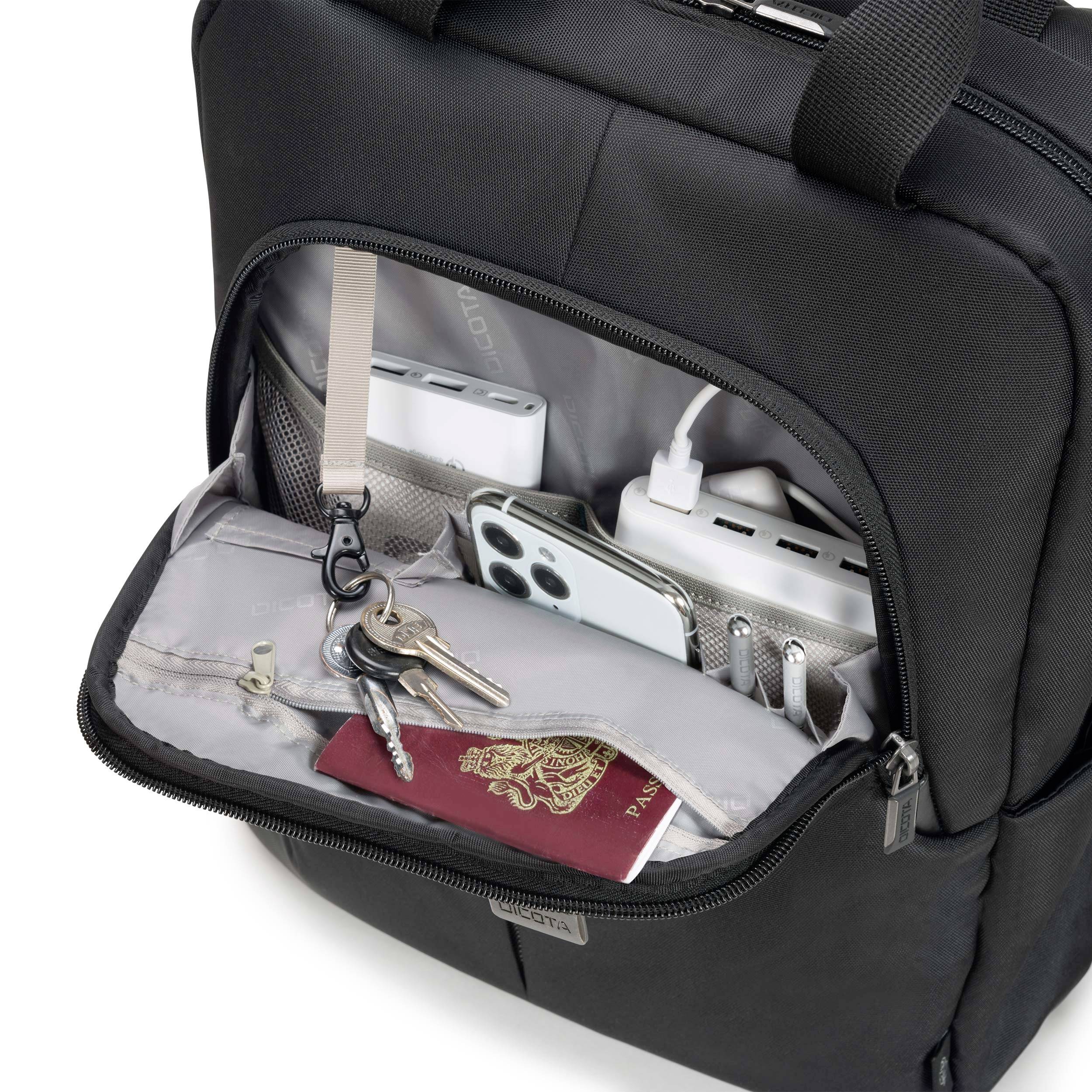 Dicota Notebook Rucksack Eco Slim PRO Passend für maximal: 38,1cm (15") Schwarz