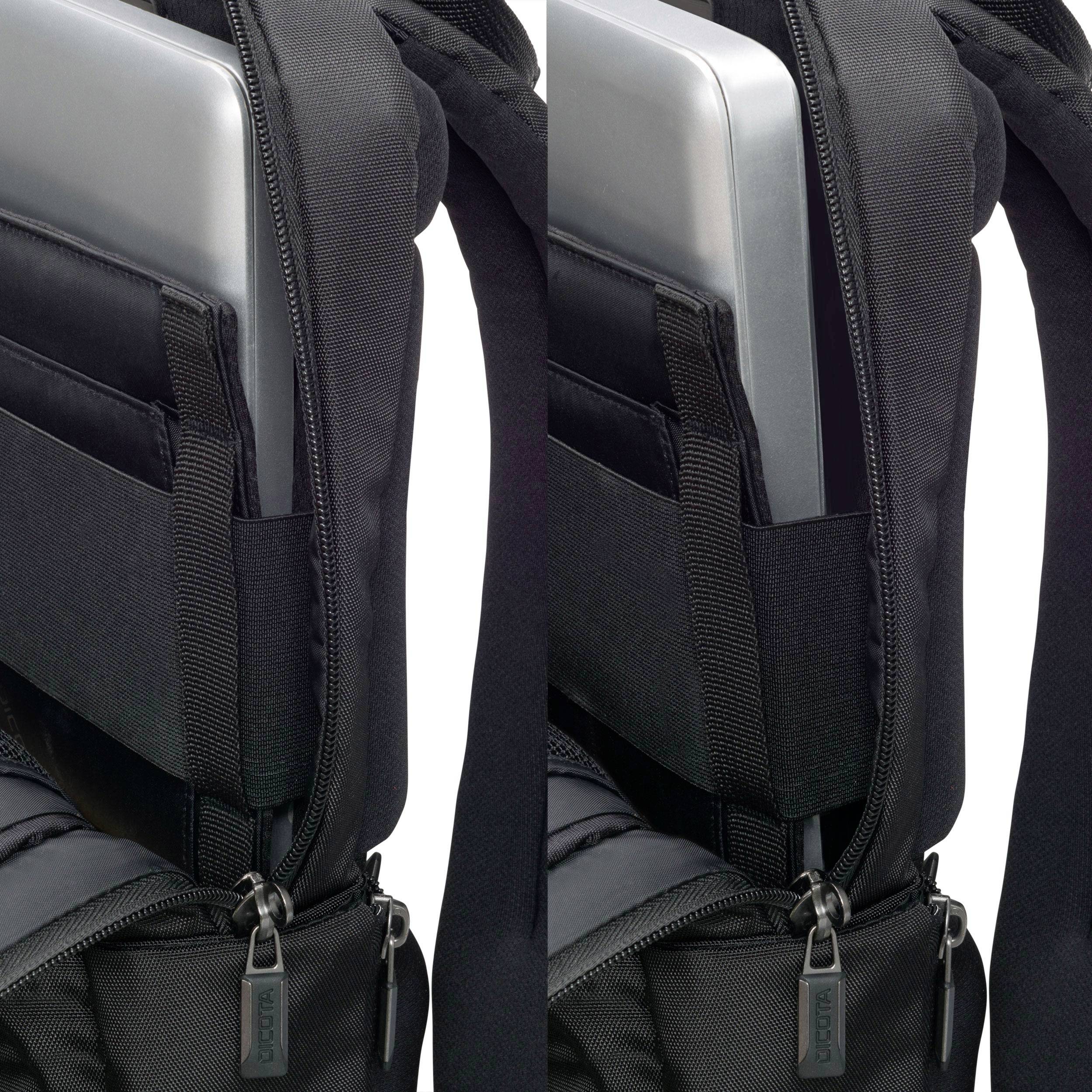 Dicota Notebook Rucksack Eco Slim PRO Passend für maximal: 38,1cm (15") Schwarz