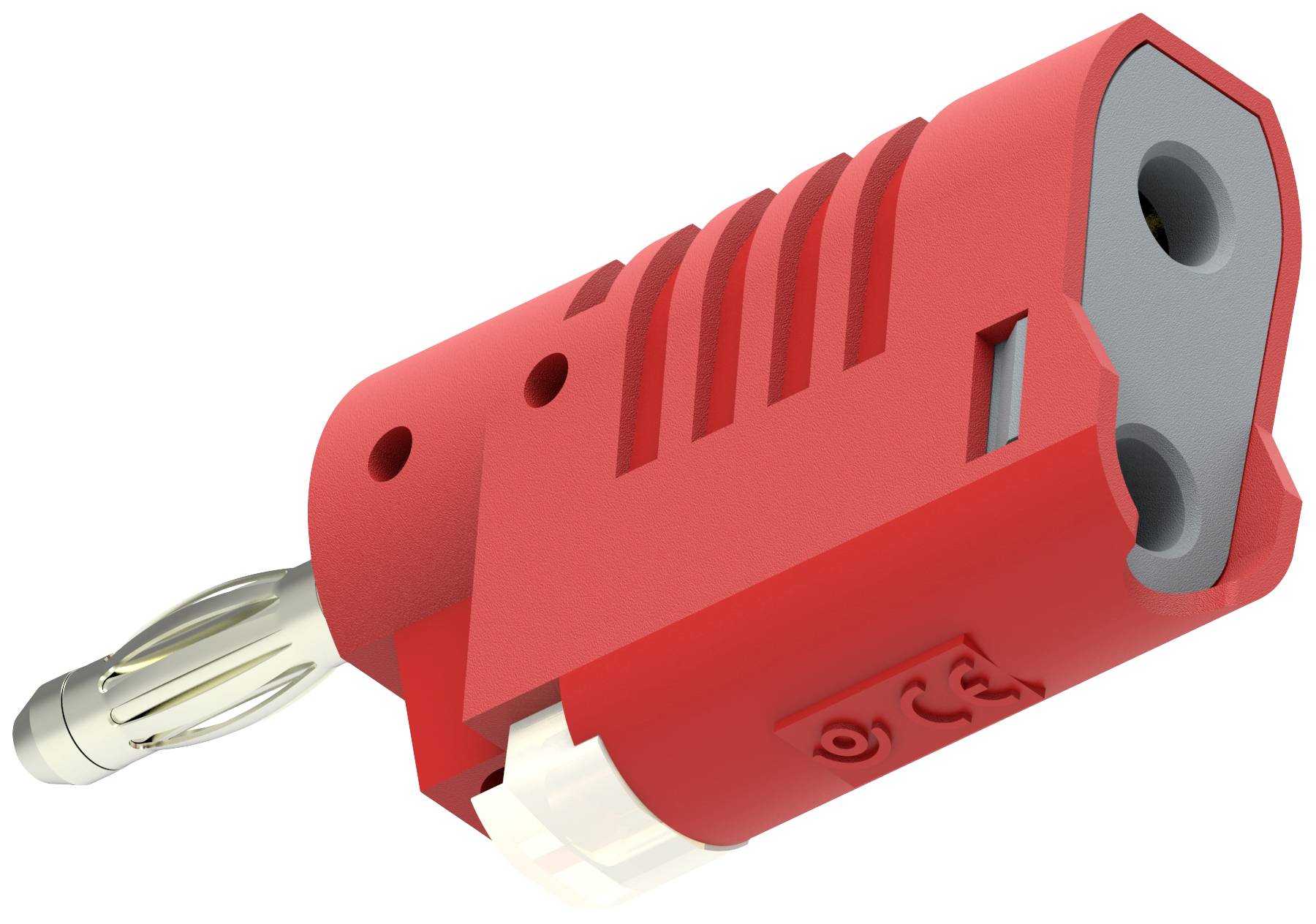 Electro PJP 1087-CD1-R Bananenstecker Stecker, gerade Stift-Ø: 4mm Rot 1St.