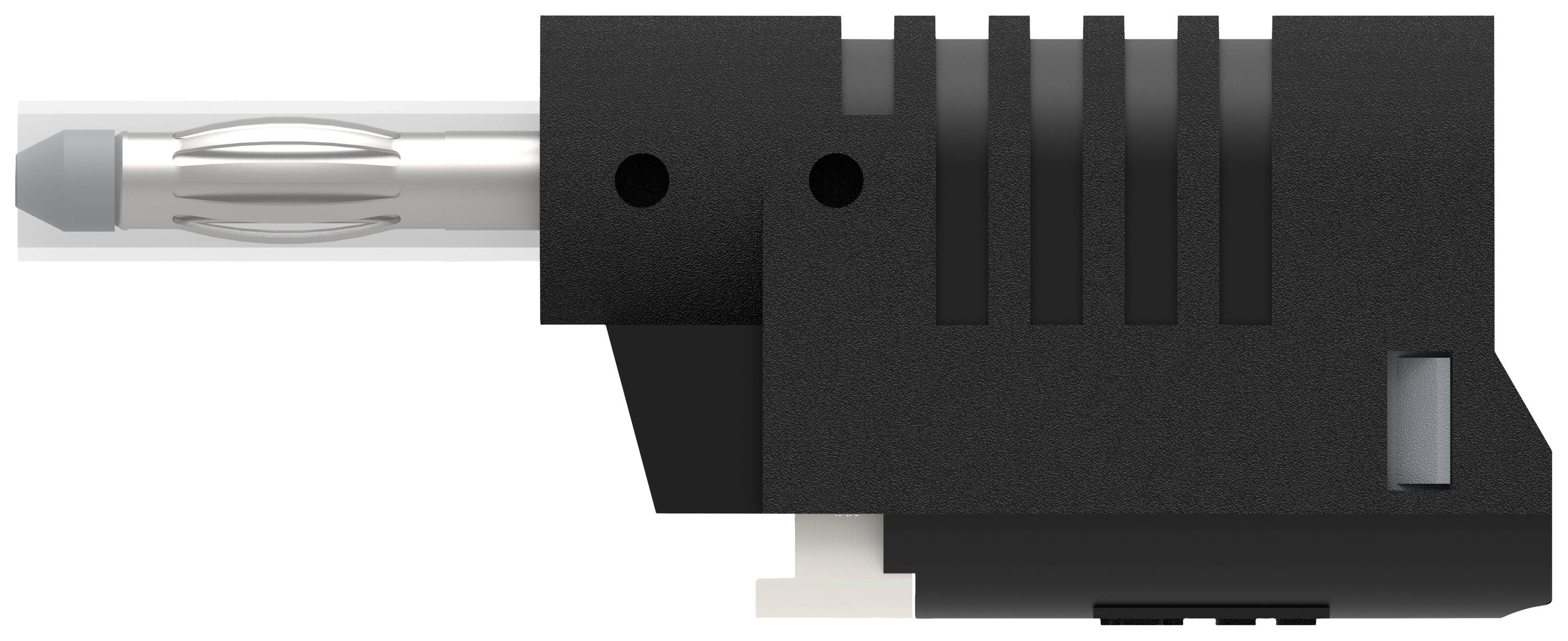 Electro PJP 1089-CD1-N Bananenstecker Stecker, gerade Stift-Ø: 4mm Schwarz 1St.