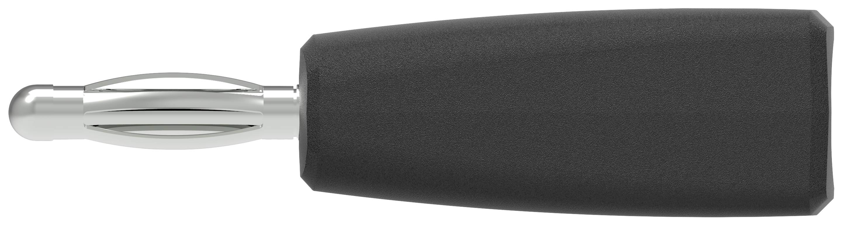 Schwarzes Drehwerkzeug mit silberner Spitze, verwendet zur Pflege der Nasenhaare.