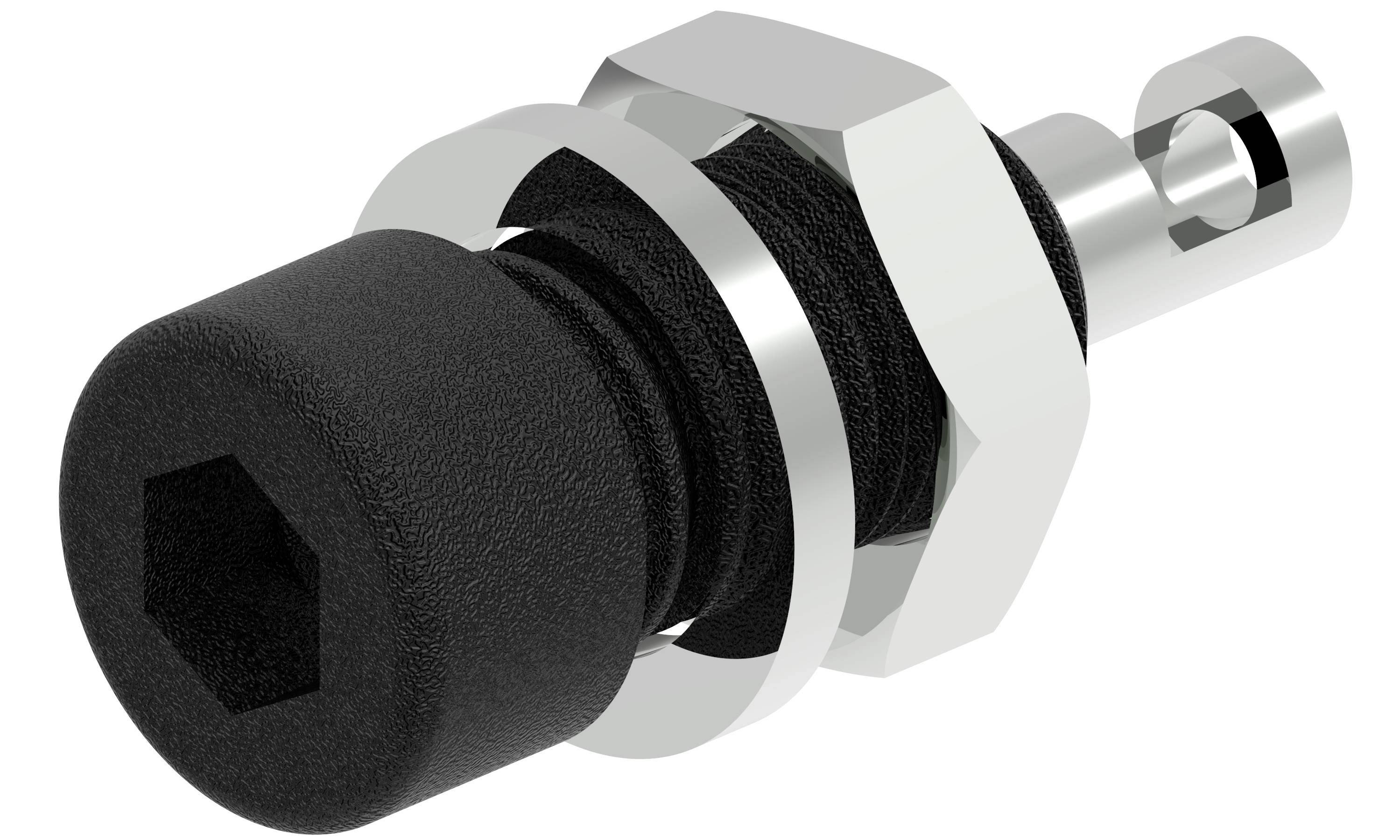 Electro PJP 224-M5-C-CD1-N Laborbuchse Stift-Ø: 2 mm Schwarz