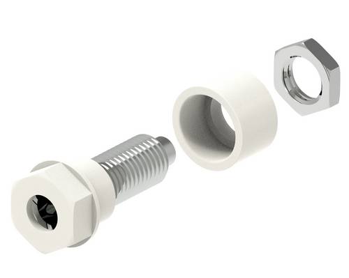 Electro PJP 3230-C-CD1-BC Laborbuchse Stift-Ø: 4mm Weiß