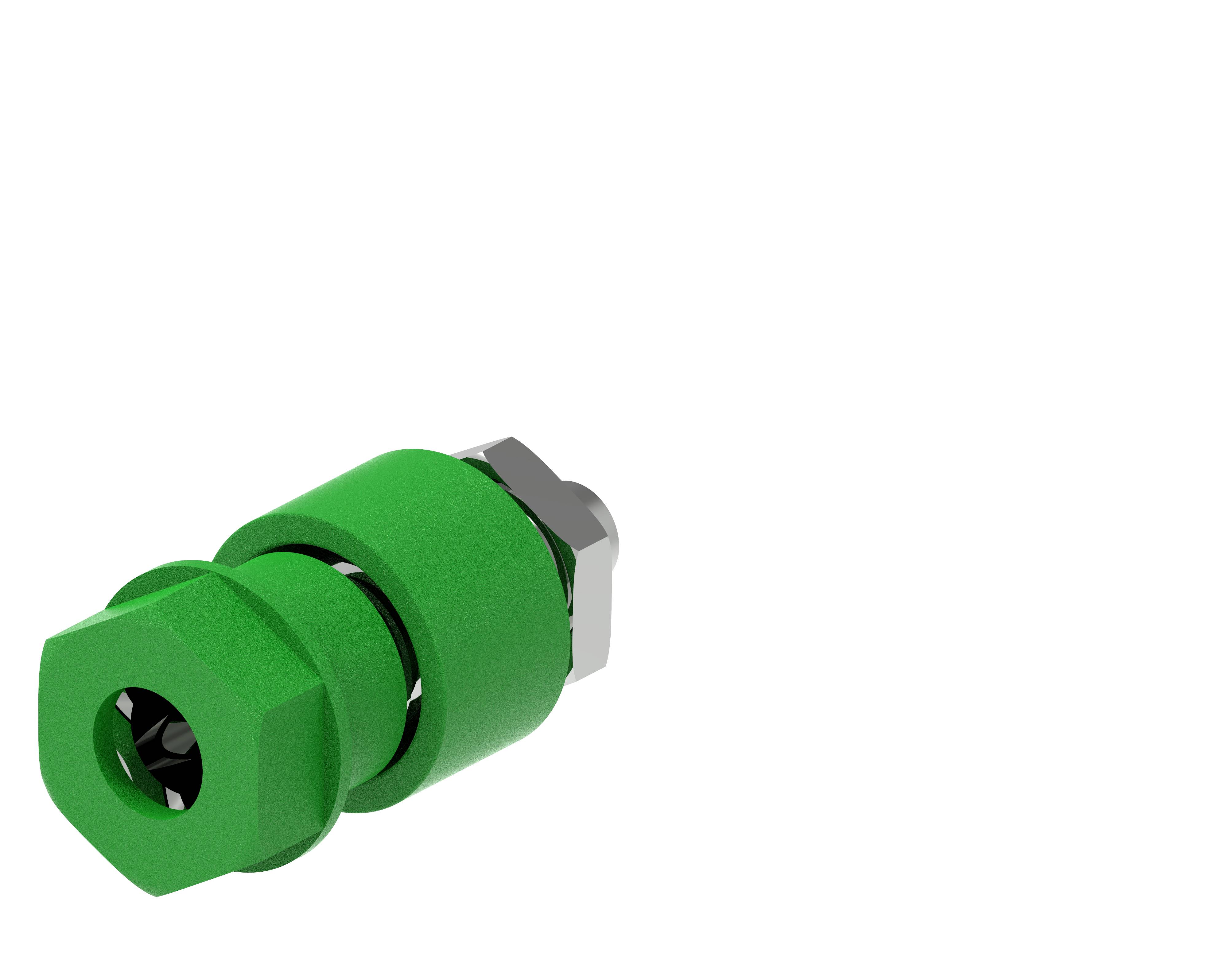 Electro PJP 3230-C-CD1-V Laborbuchse Stift-Ø: 4mm Grün