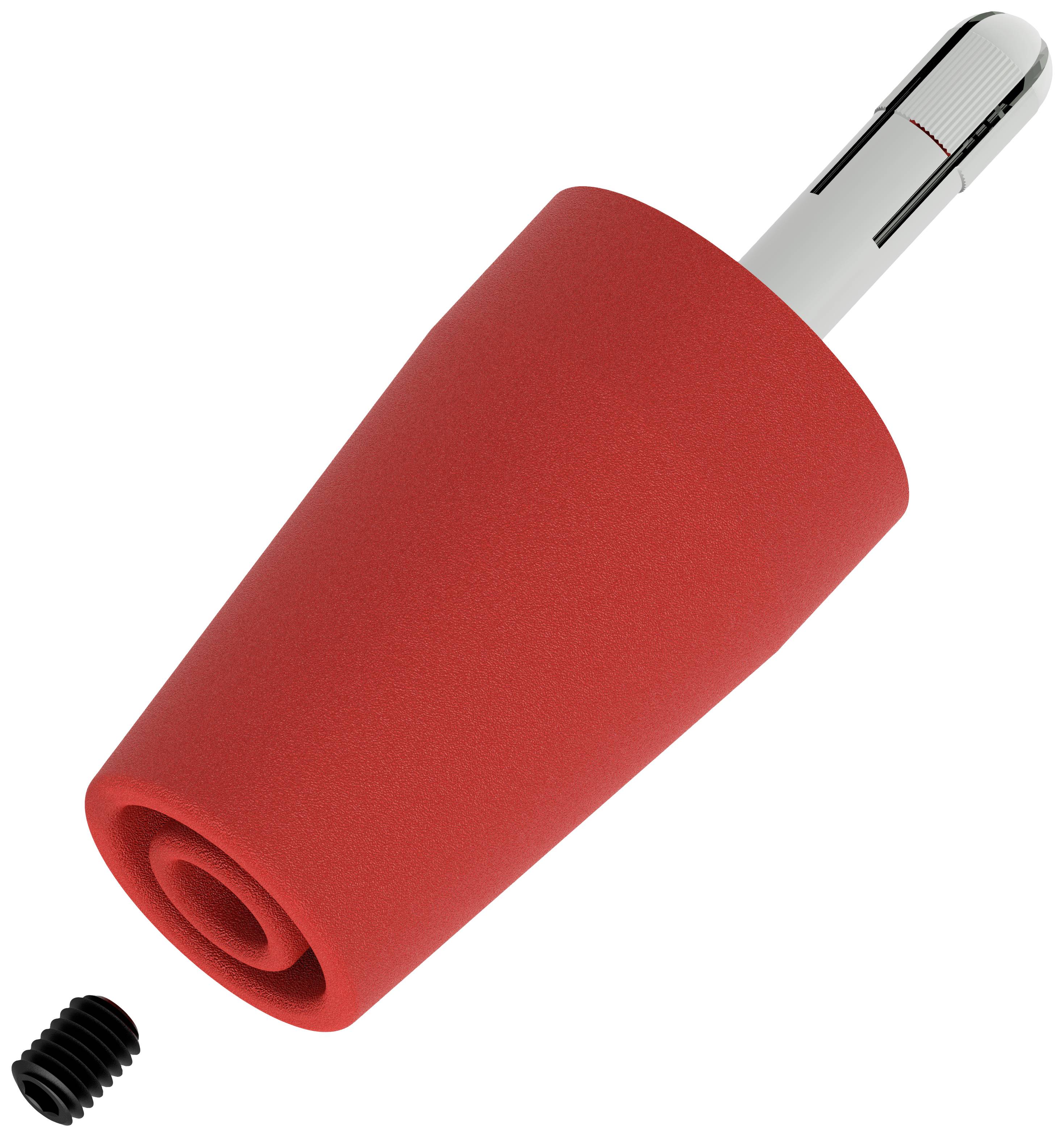 Electro PJP 3300-IEC-CD1-R Adapter-Buchse gerade Stift-Ø: 4 mm Rot 1 St.