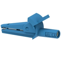 Electro PJP 5002-IEC-d4-CD1-Bl Krokodilklemme Blau Klemmbereich max.: 9mm Länge: 51mm 1St. Electro PJP 5002-IEC-d4-CD1-Bl Krokodilklemme Blau Klemmbereich max.: 9mm Länge: 51mm 1St.