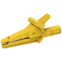 Electro PJP 5002-IEC-d4-CD1-J Krokodilklemme Gelb Klemmbereich max.: 9mm Länge: 51mm 1St. Electro PJP 5002-IEC-d4-CD1-J Krokodilklemme Gelb Klemmbereich max.: 9mm Länge: 51mm 1St.