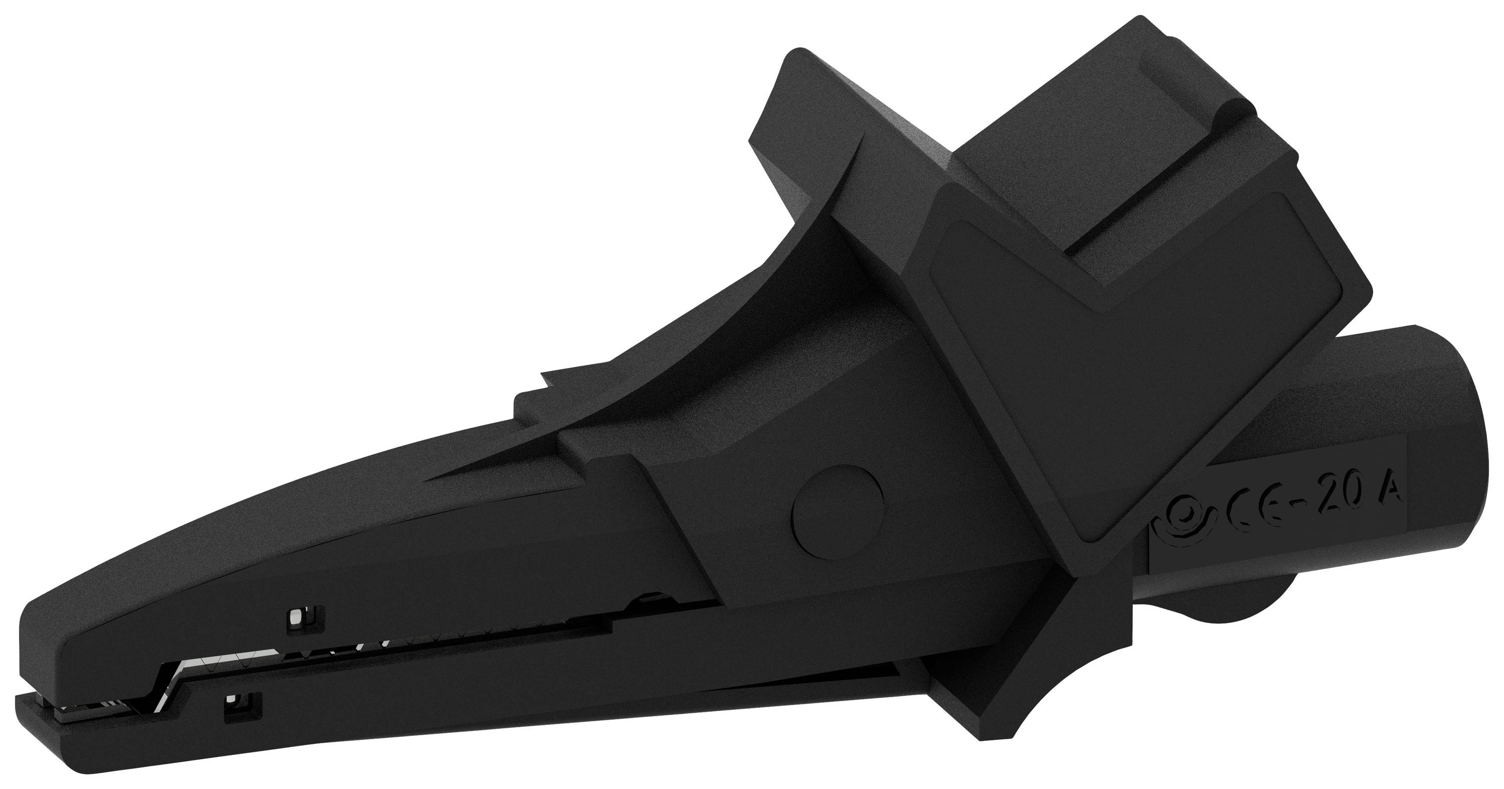 Electro PJP 5004/LM-IEC-CD1-N Krokodilklemme Schwarz Klemmbereich max.: 13mm Länge: 91mm 1St.