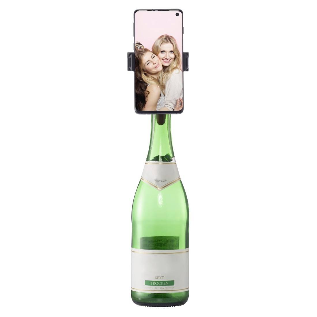 Hama Bottle Pod Fun Handy Ständer Schwarz/Rot