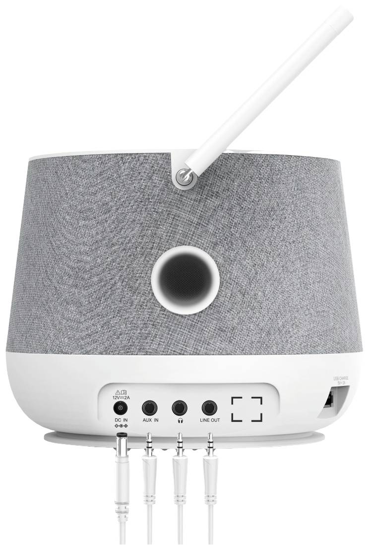 Hama DIR3200SBT Tischradio Internet, DAB+, DAB, FM Bluetooth®, USB, WLAN, Internetradio Weiß