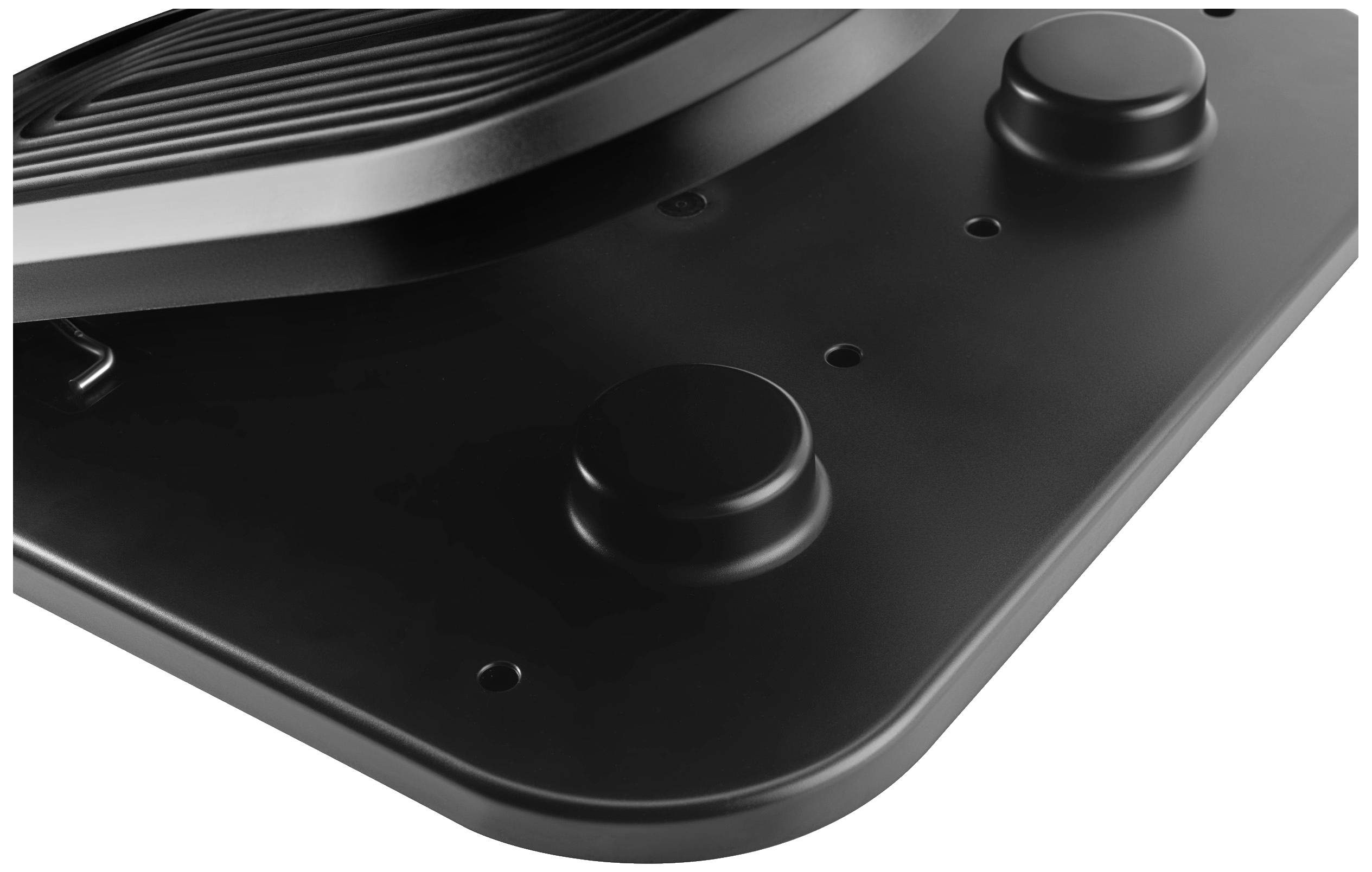 SpeaKa Professional SP-11008848 Fußstütze mit Stepper-Funktion (B x H x T) 420 x 185 x 346 mm Schwarz