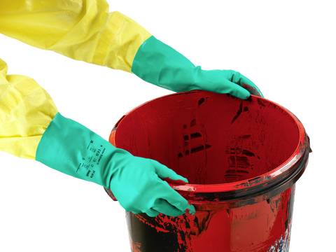 Ansell 37676110 AlphaTec® Solvex® Baumwollvelour Chemiekalienhandschuh Größe (Handschuhe): 11 EN 388:2016, EN 374-1:2016/ Typ