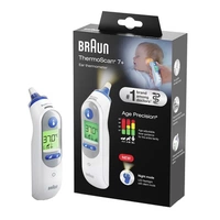 Braun ThermoScan 7+, IRT6525WE Infrarot Fieberthermometer Vorgewärmte Meßspitze Braun ThermoScan 7+, IRT6525WE Infrarot Fieberthermometer Vorgewärmte Meßspitze