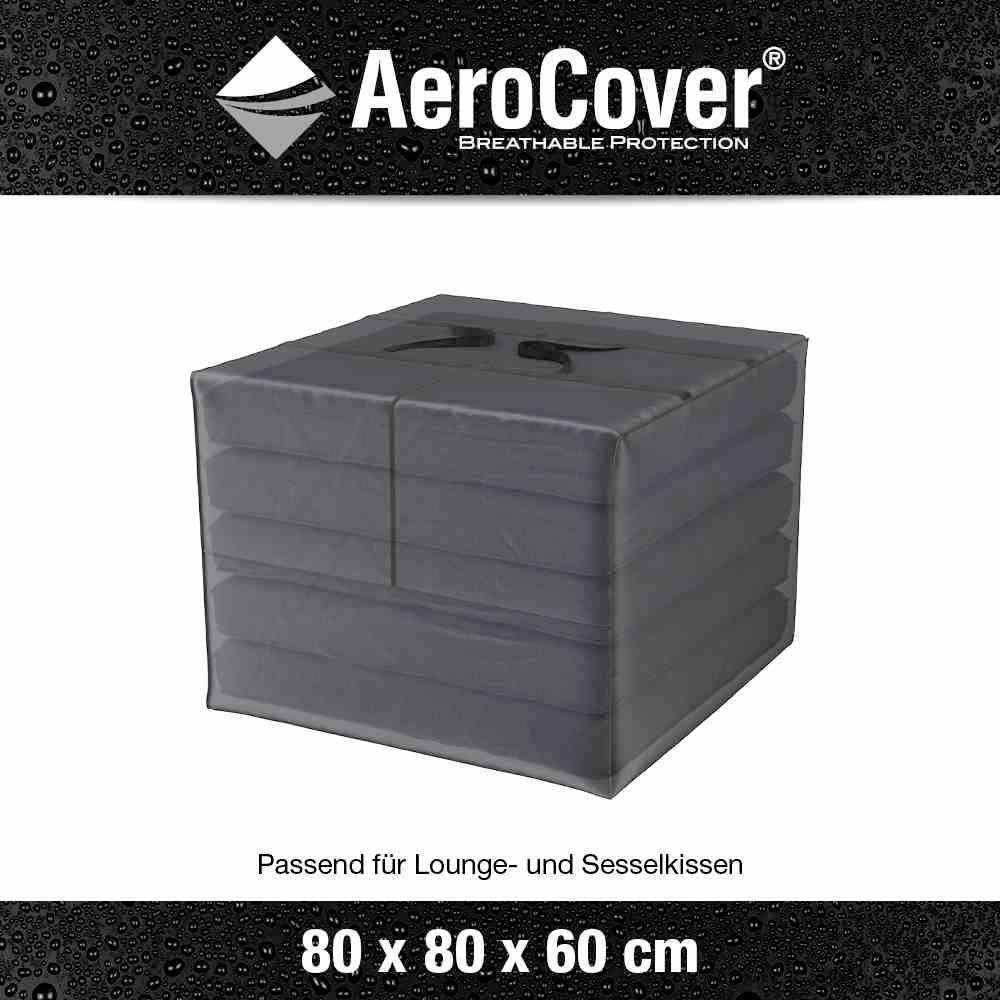 AeroCover 7900 Atmungsaktive Tragetasche für Kissen 80x80xH56cm insbesondere zur Aufbewahrung von Loungekissen geeignet