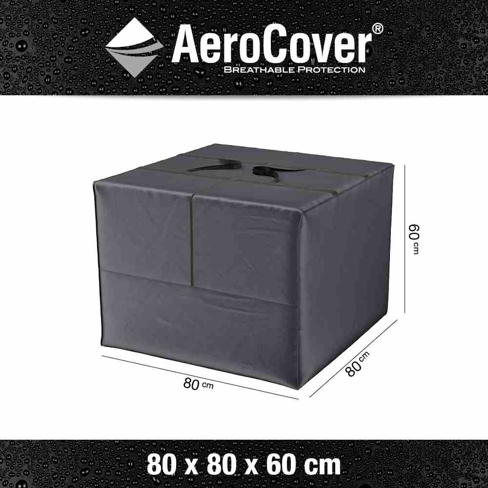 AeroCover 7900 Atmungsaktive Tragetasche für Kissen 80x80xH56cm insbesondere zur Aufbewahrung von Loungekissen geeignet
