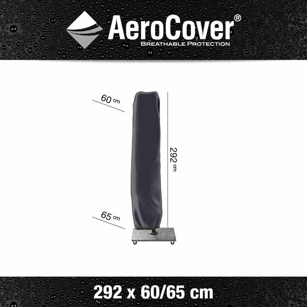 AeroCover 7978 Atmungsaktive Schutzhülle für Ampelschirme H292x60/65 cm, 3x4m z.B. für Ampelschirm Stratos 3x4m