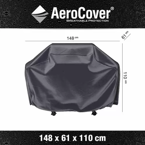 AeroCover 7854 Atmungsaktive Schutzhülle für Grillgeräte 148x61xH110cm für Gasgrillgeräte, Größe L AeroCover 7854 Atmungsaktive Schutzhülle für Grillgeräte 148x61xH110cm für Gasgrillgeräte, Größe L