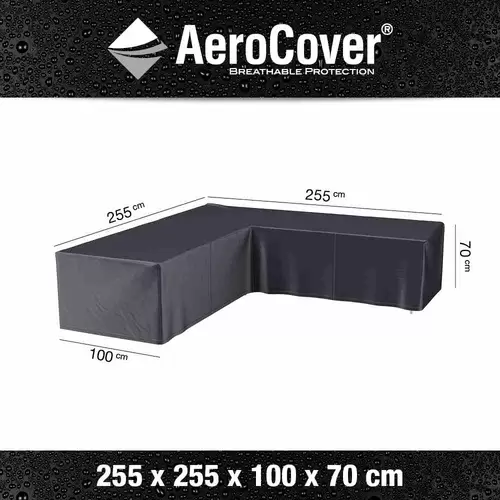 AeroCover 7941 Atmungsaktive Schutzhülle für L-förmige Lounge-Sets 255x255x100xH70cm AeroCover 7941 Atmungsaktive Schutzhülle für L-förmige Lounge-Sets 255x255x100xH70cm