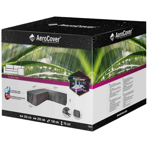 AeroCover 7941 Atmungsaktive Schutzhülle für L-förmige Lounge-Sets 255x255x100xH70cm AeroCover 7941 Atmungsaktive Schutzhülle für L-förmige Lounge-Sets 255x255x100xH70cm
