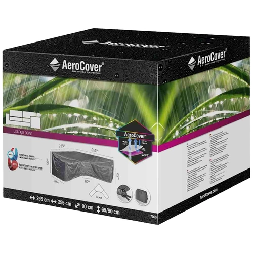 AeroCover 7955 Atmungsaktive Schutzhülle für L-förmige Lounge-Sets 255x255x90xH65/90cm AeroCover 7955 Atmungsaktive Schutzhülle für L-förmige Lounge-Sets 255x255x90xH65/90cm