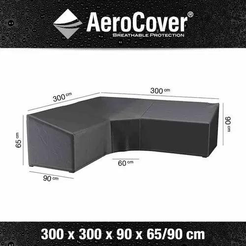 AeroCover 7957 Atmungsaktive Schutzhülle für L-förmige Lounge-Sets 300x300x90xH65/90cm AeroCover 7957 Atmungsaktive Schutzhülle für L-förmige Lounge-Sets 300x300x90xH65/90cm