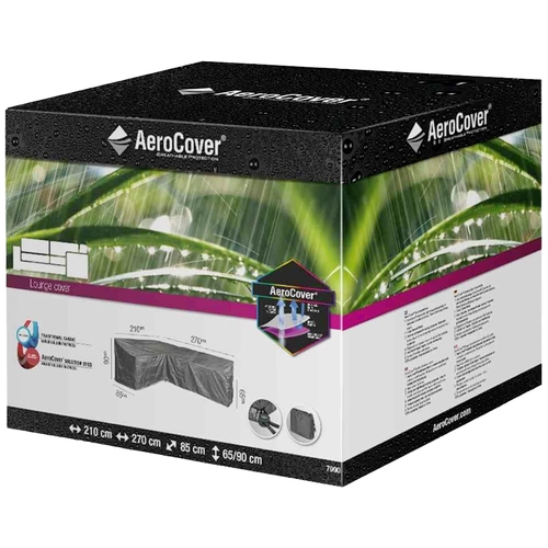 AeroCover 7990 Atmungsaktive Schutzhülle für L-förmige Lounge-Sets 270x210x85xH65/90cm sitzende linke Seite 270cm AeroCover 7990 Atmungsaktive Schutzhülle für L-förmige Lounge-Sets 270x210x85xH65/90cm sitzende linke Seite 270cm