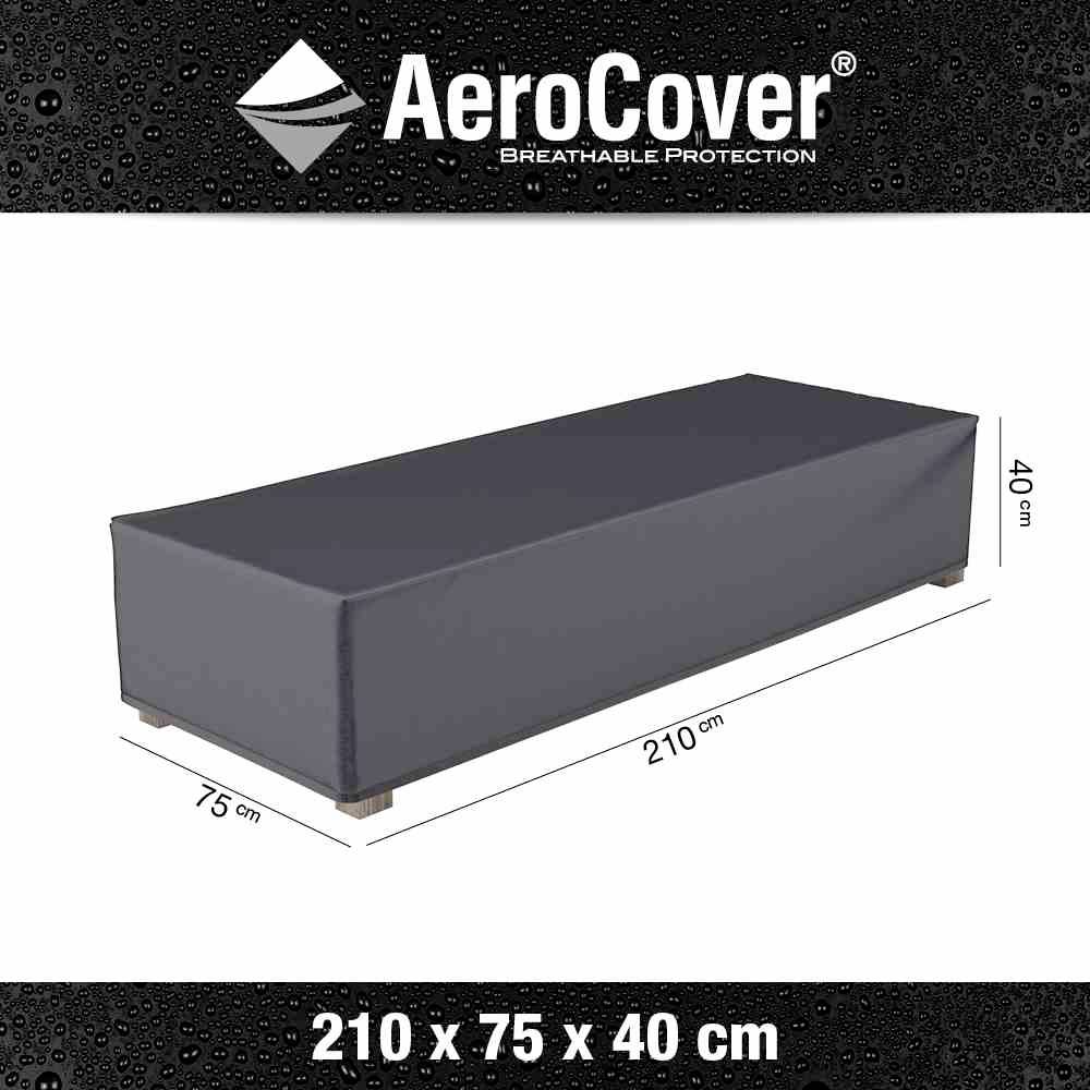 AeroCover 7964 Atmungsaktive Schutzhülle für Liegen 210x75xH40cm