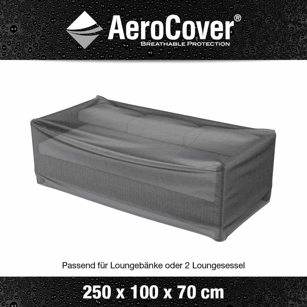 AeroCover 7963 Atmungsaktive Schutzhülle für Loungebänke 250x100xH70cm