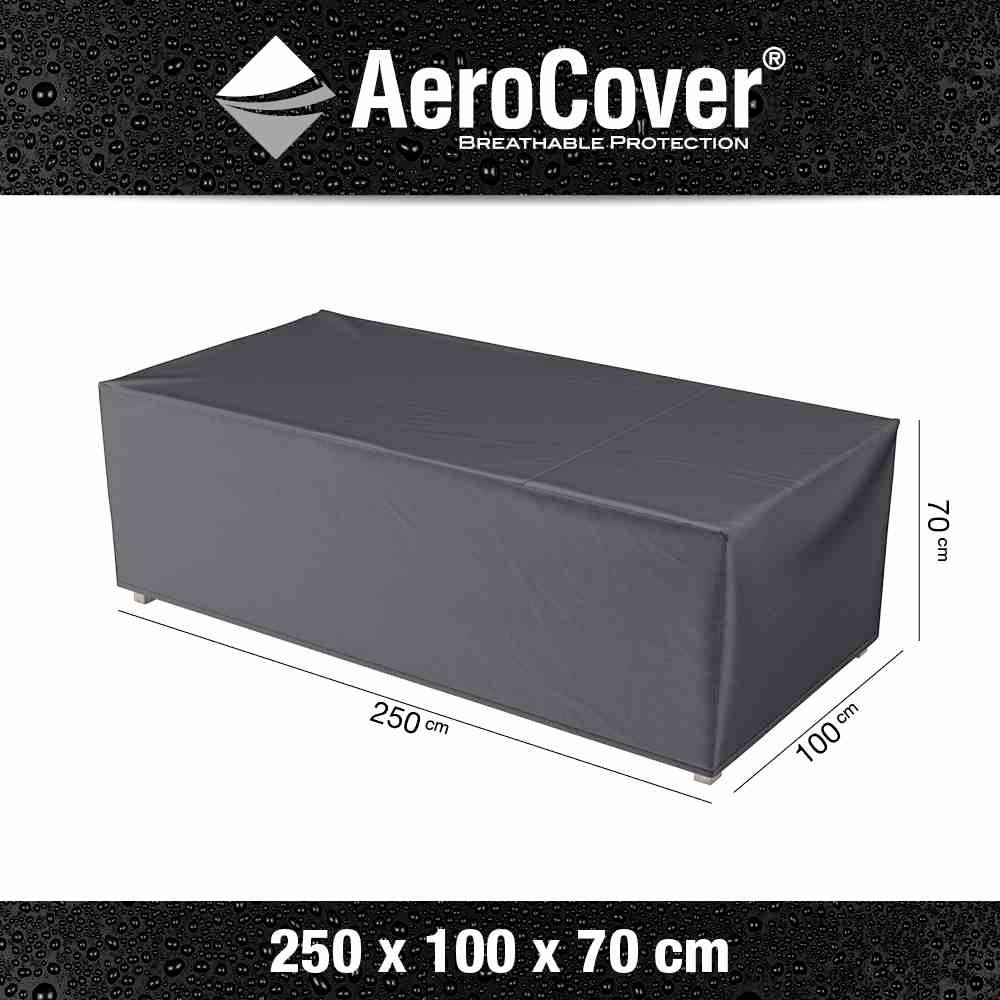 AeroCover 7963 Atmungsaktive Schutzhülle für Loungebänke 250x100xH70cm