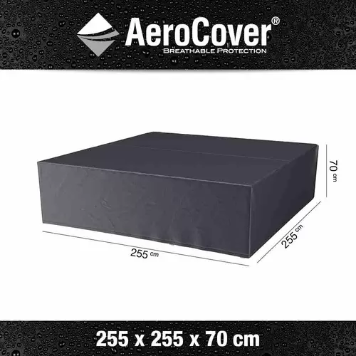 AeroCover 7934 Atmungsaktive Schutzhülle für rechteckige Lounge-Sets 255x255xH70cm AeroCover 7934 Atmungsaktive Schutzhülle für rechteckige Lounge-Sets 255x255xH70cm