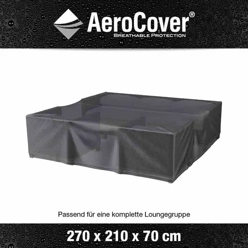 AeroCover 7938 Atmungsaktive Schutzhülle für rechteckige Lounge-Sets 270x210xH70cm AeroCover 7938 Atmungsaktive Schutzhülle für rechteckige Lounge-Sets 270x210xH70cm
