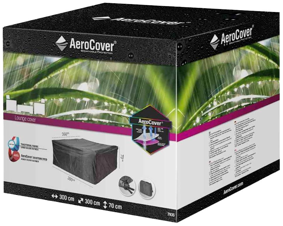 AeroCover 7935 Atmungsaktive Schutzhülle für rechteckige Lounge-Sets 300x300xH70cm
