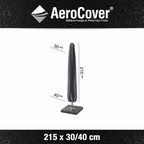 AeroCover 7984 Atmungsaktive Schutzhülle für Mittelstockschirme H215xB30/40cm für Schirme bis Ø 4 Meter AeroCover 7984 Atmungsaktive Schutzhülle für Mittelstockschirme H215xB30/40cm für Schirme bis Ø 4 Meter