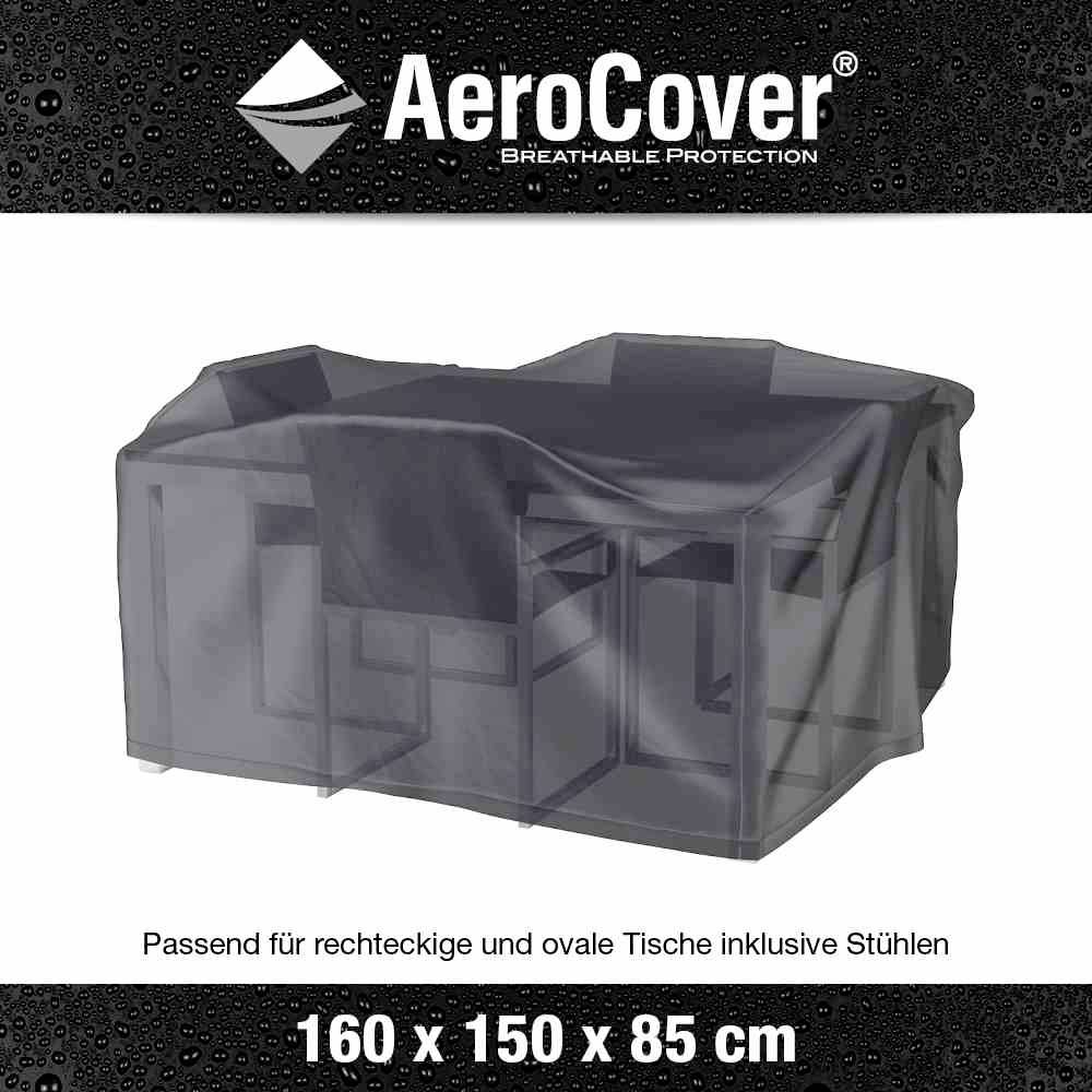 AeroCover 7914 Atmungsaktive Schutzhülle für Sitzgruppen 160x150xH85cm