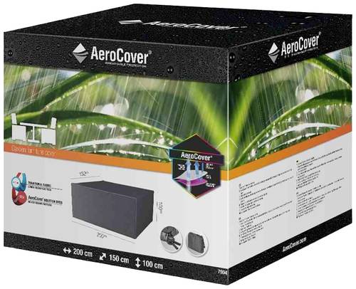 AeroCover 7904 Atmungsaktive Schutzhülle für Sitzgruppen 200x150xH100cm atmungsaktiv