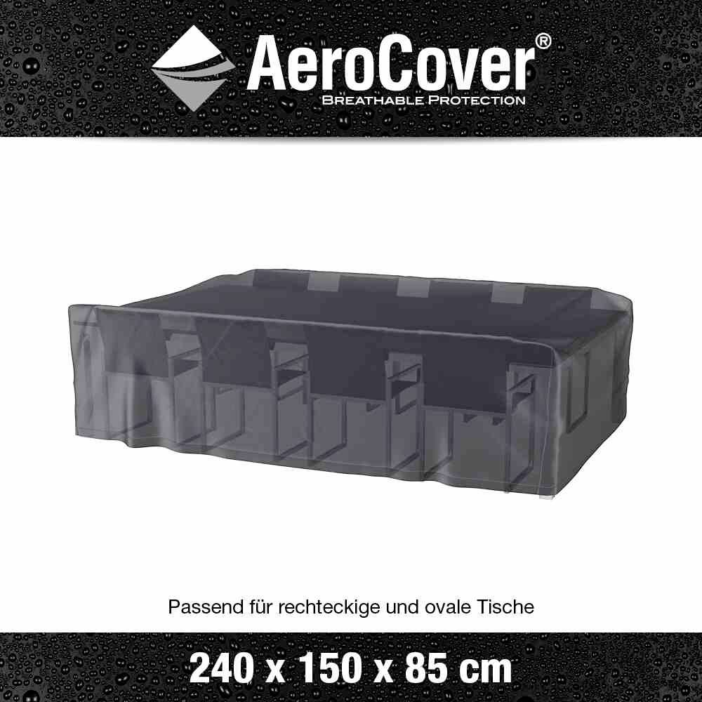 AeroCover 7992 Atmungsaktive Schutzhülle für Sitzgruppen 240x150xH85cm atmungsaktiv