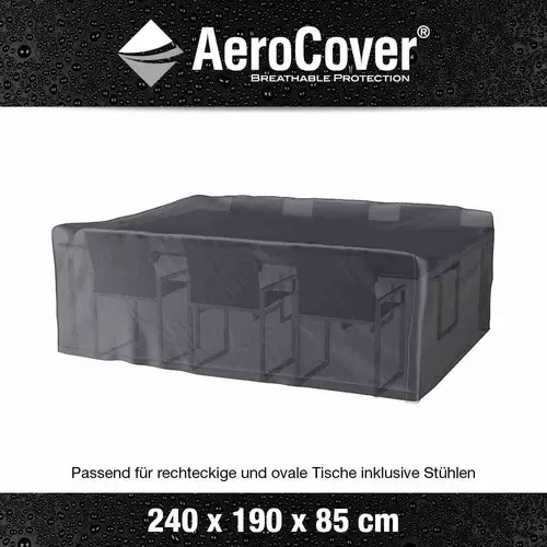 AeroCover 7916 Atmungsaktive Schutzhülle für Sitzgruppen 240x190xH85cm AeroCover 7916 Atmungsaktive Schutzhülle für Sitzgruppen 240x190xH85cm