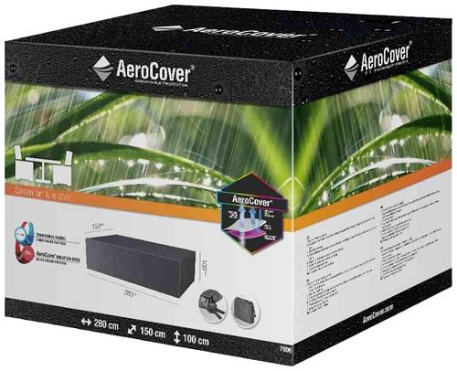 AeroCover 7906 Atmungsaktive Schutzhülle für Sitzgruppen 280x150xH100cm atmungsaktiv
