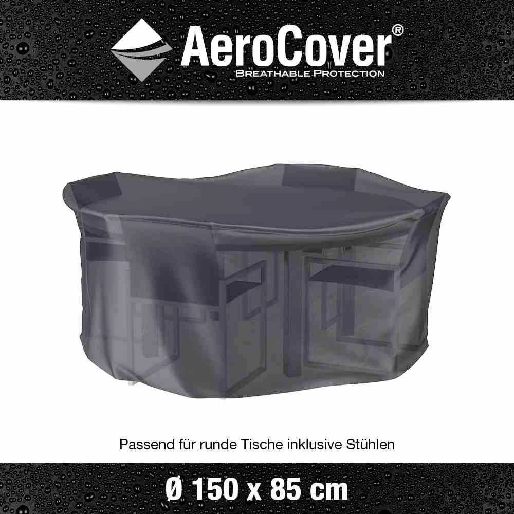 AeroCover 7911 Atmungsaktive Schutzhülle für Sitzgruppen Ø150xH85cm