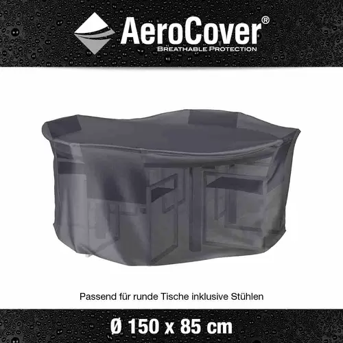 AeroCover 7911 Atmungsaktive Schutzhülle für Sitzgruppen Ø150xH85cm AeroCover 7911 Atmungsaktive Schutzhülle für Sitzgruppen Ø150xH85cm