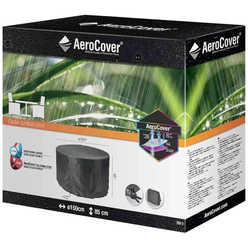 AeroCover 7911 Atmungsaktive Schutzhülle für Sitzgruppen Ø150xH85cm AeroCover 7911 Atmungsaktive Schutzhülle für Sitzgruppen Ø150xH85cm