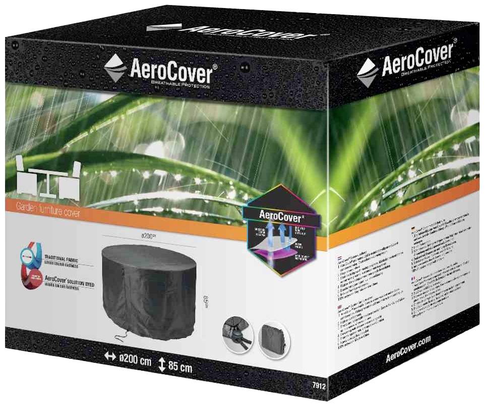 AeroCover 7912 Atmungsaktive Schutzhülle für Sitzgruppen Ø200xH85cm