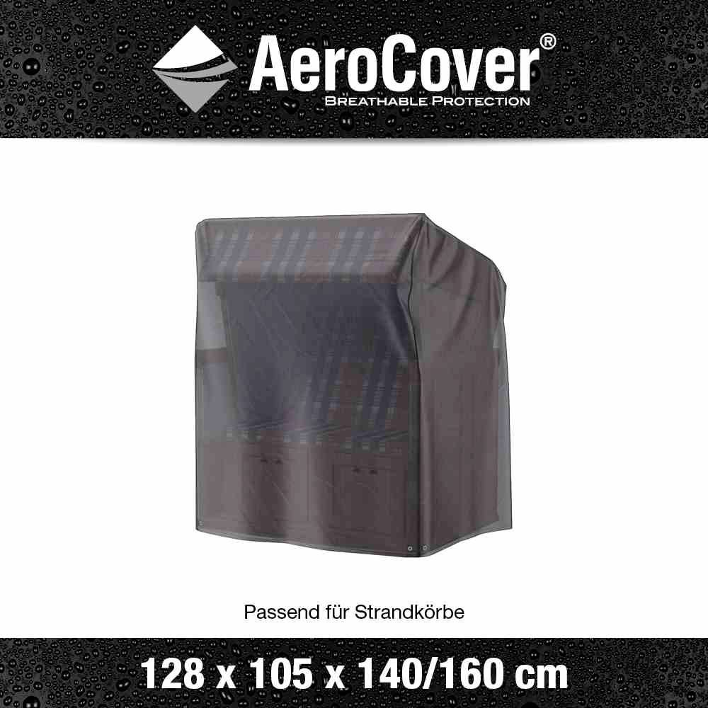 AeroCover 7820 Atmungsaktive Schutzhülle für Strandkörbe 128x105xH160/140cm