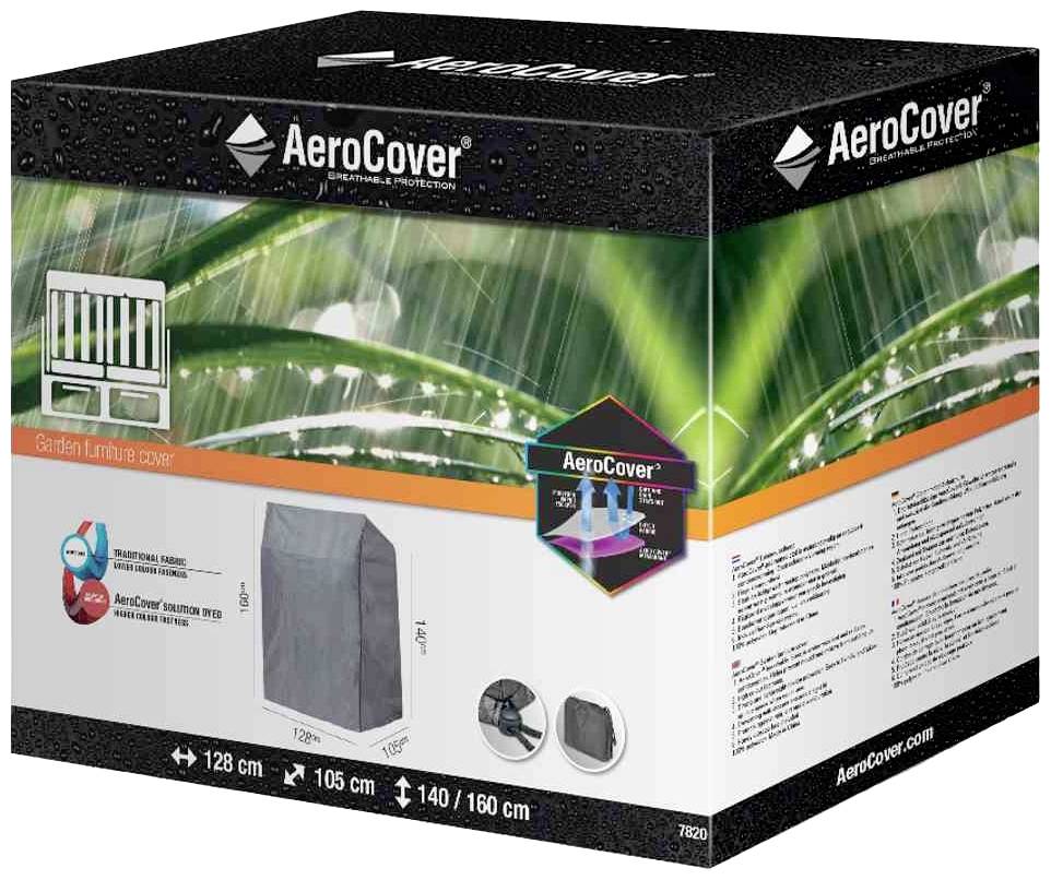 AeroCover 7820 Atmungsaktive Schutzhülle für Strandkörbe 128x105xH160/140cm