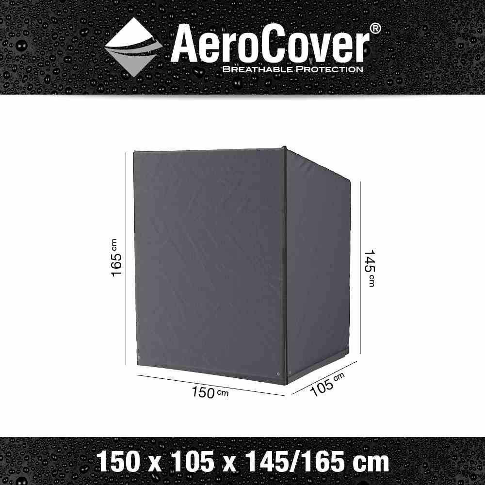 AeroCover 7822 Atmungsaktive Schutzhülle für Strandkörbe 150x105xH165/145cm