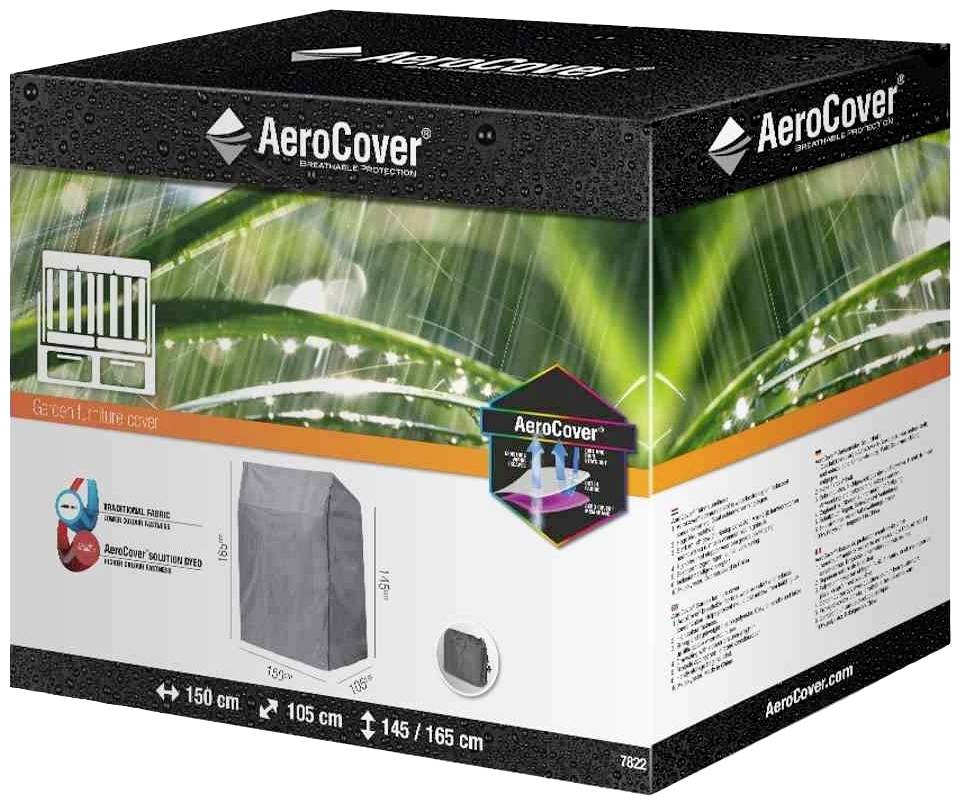 AeroCover 7822 Atmungsaktive Schutzhülle für Strandkörbe 150x105xH165/145cm
