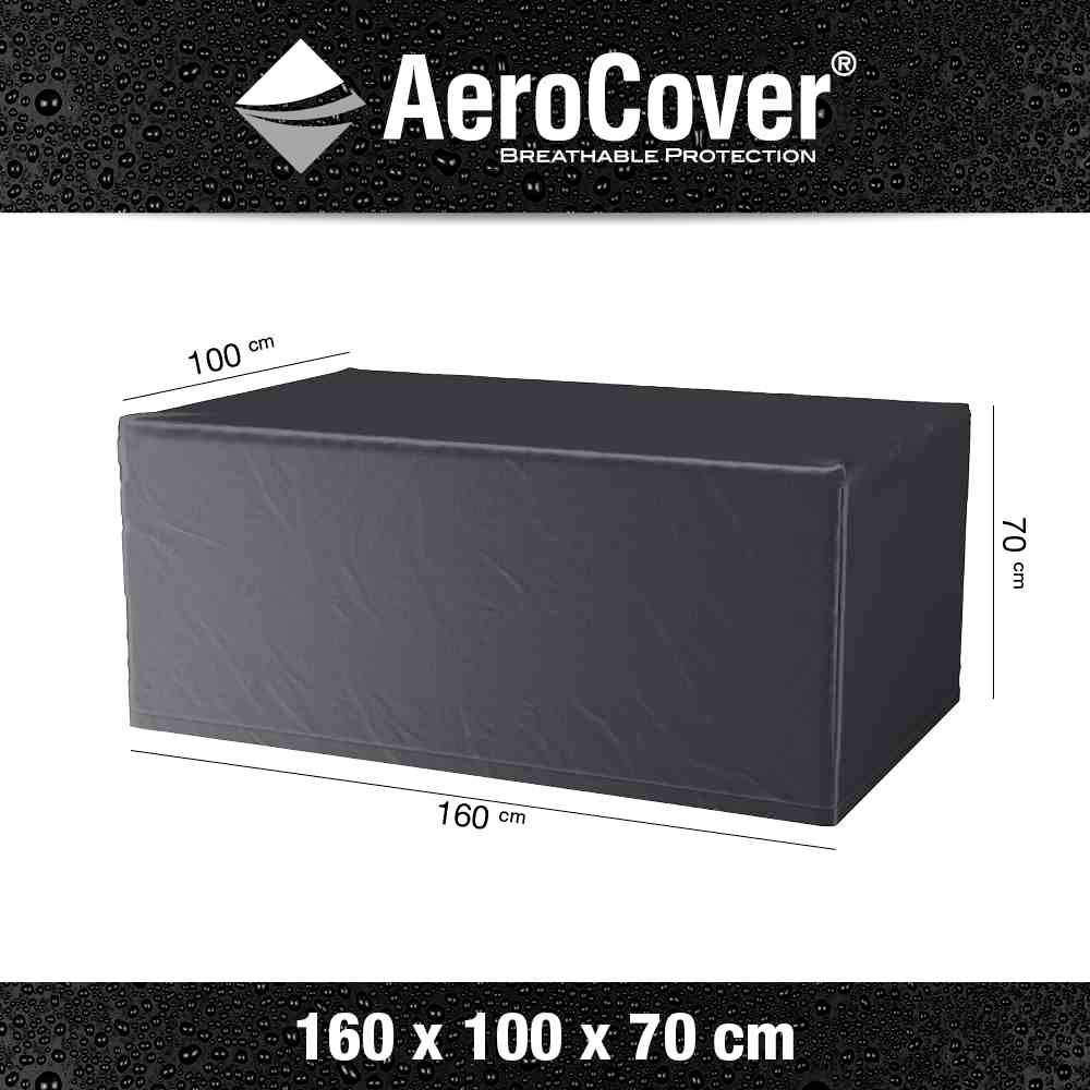 AeroCover 7922 Atmungsaktive Schutzhülle für Tische 160x100xH70cm atmungsaktiv