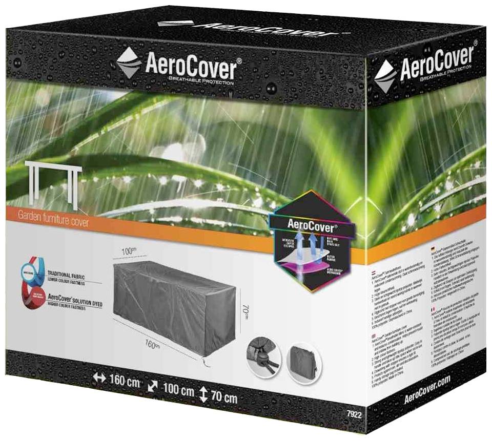 AeroCover 7922 Atmungsaktive Schutzhülle für Tische 160x100xH70cm atmungsaktiv