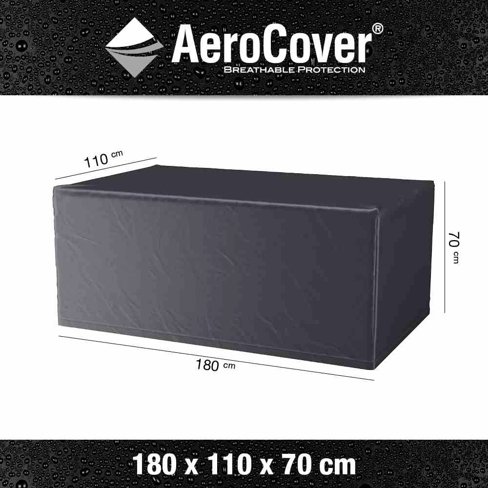 AeroCover 7923 Atmungsaktive Schutzhülle für Tische 180x110xH70cm atmungsaktiv